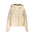 Beige Polyester Women's Jacket