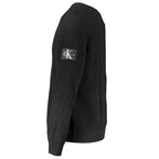 Schwarzer Herrenpullover aus Wolle