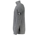 Grauer Wollpullover für Herren