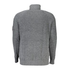 Grauer Wollpullover für Herren