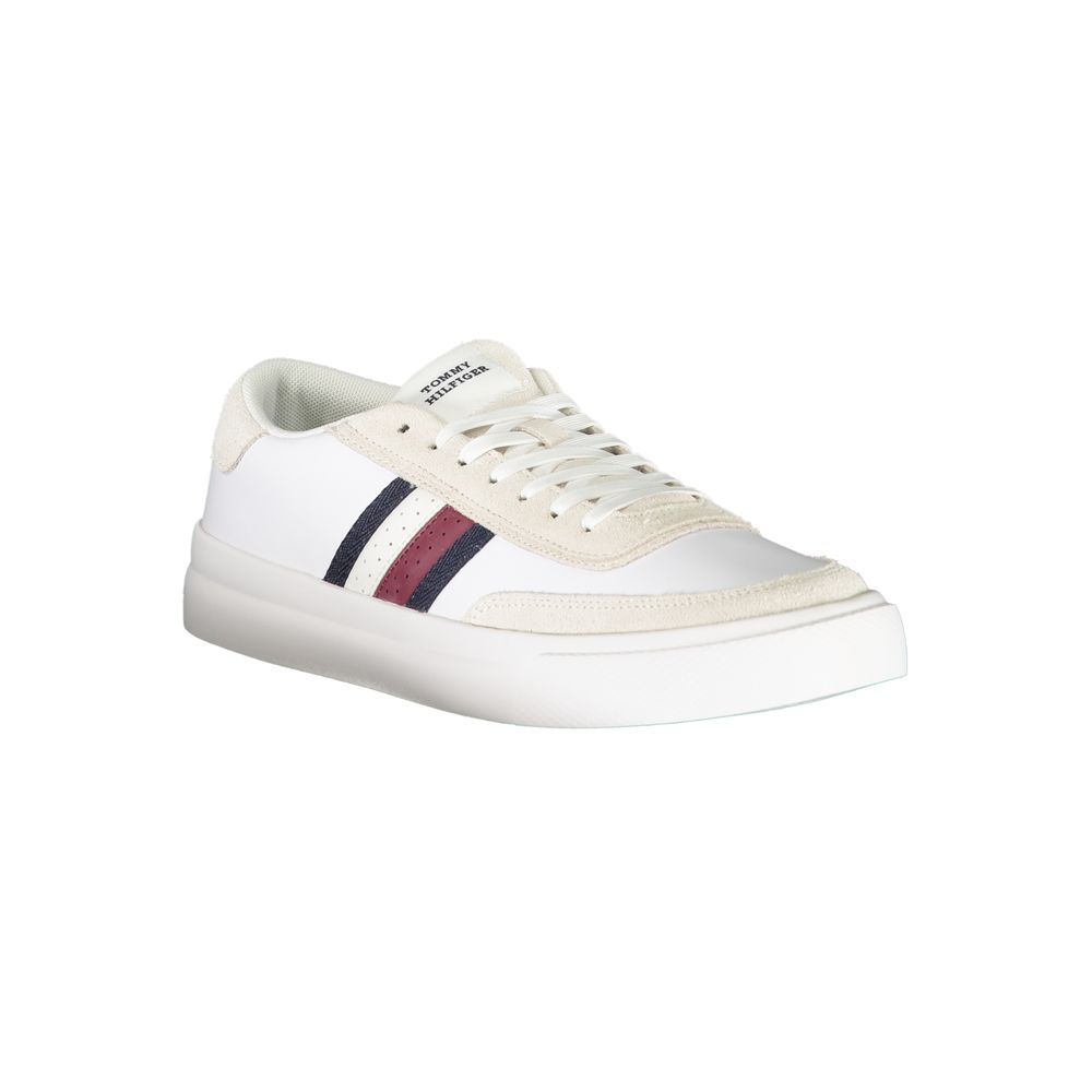 Herren-Sneaker aus weißem Leder