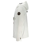 White Polyamide Men's Jacket