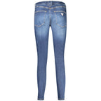 Blue Cotton Women's Jeans