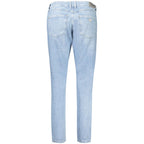 Azzurro Damenjeans aus Baumwolle