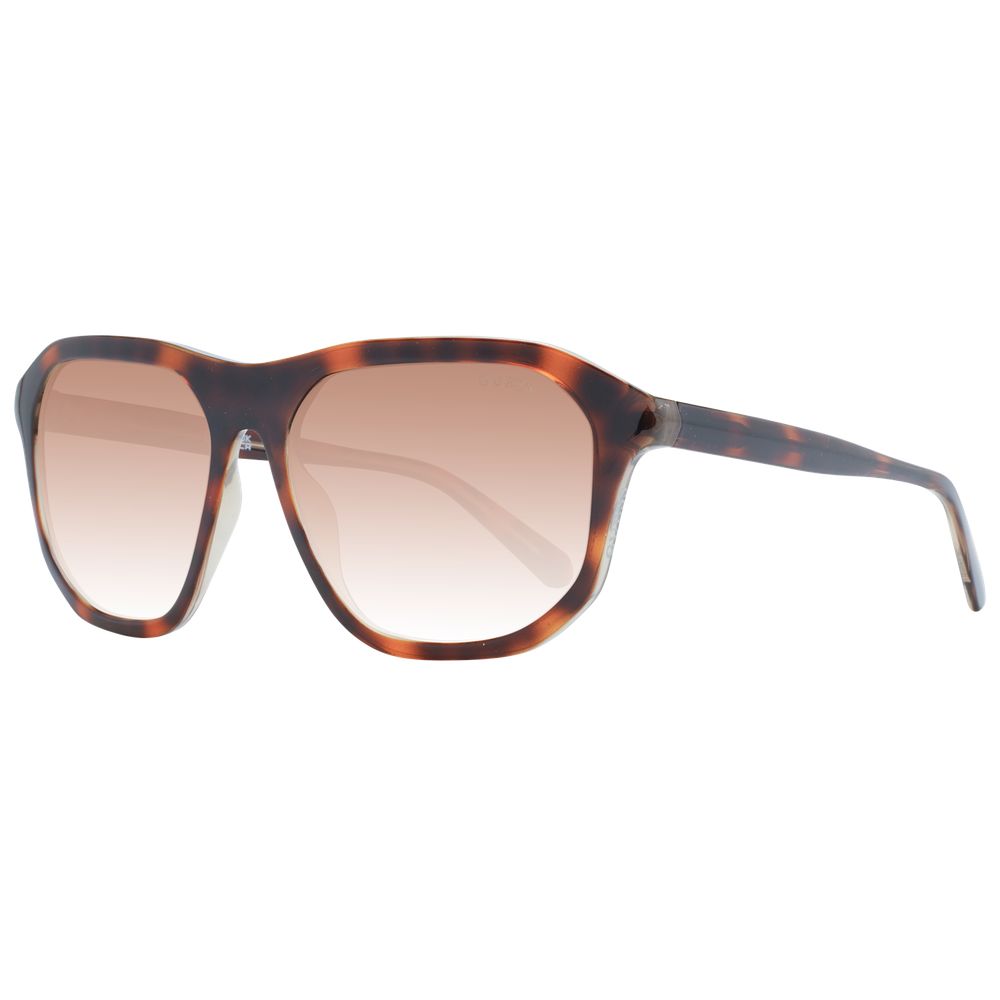 Braune Sonnenbrille aus Kunststoff