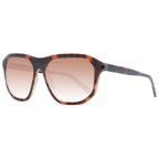 Braune Sonnenbrille aus Kunststoff