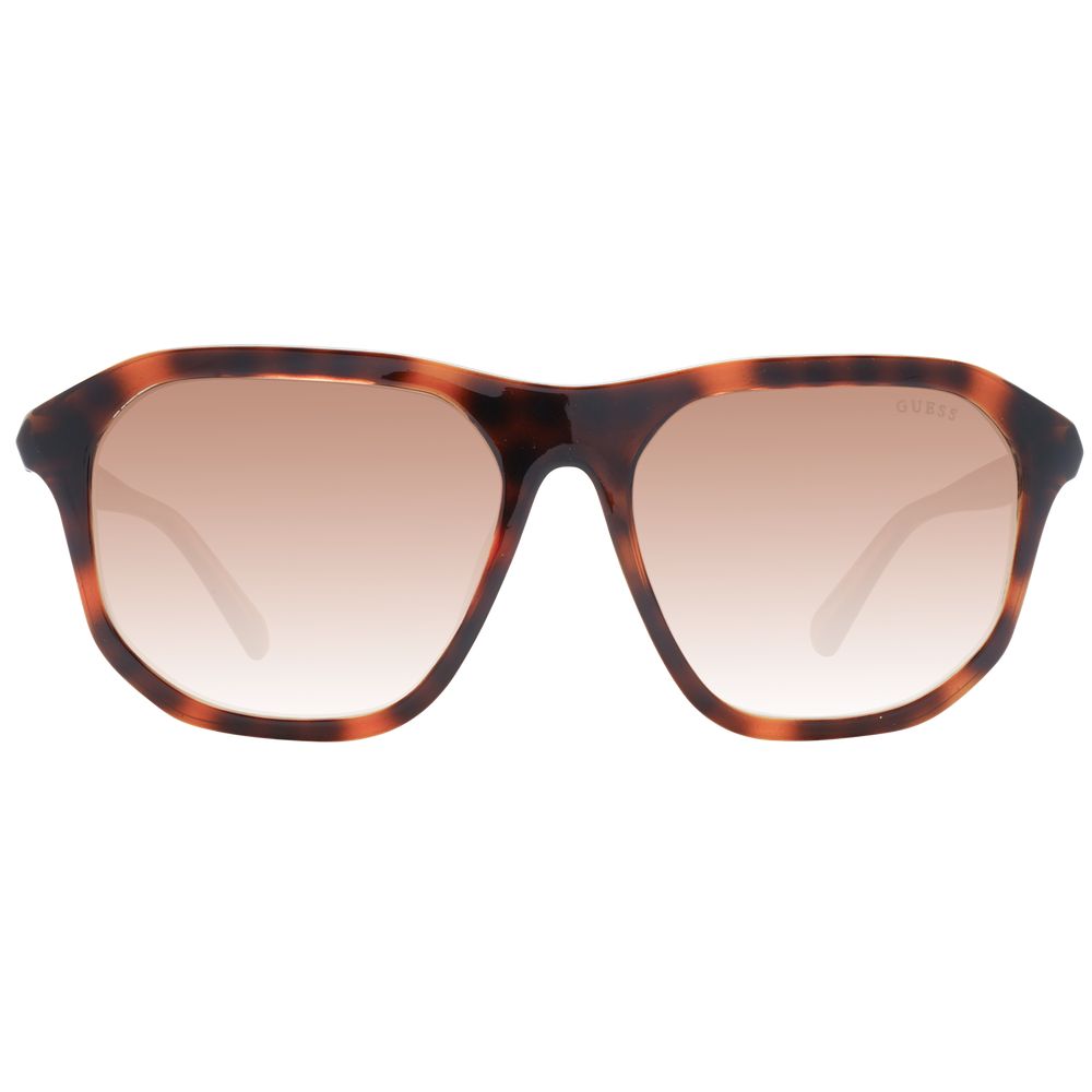 Braune Sonnenbrille aus Kunststoff