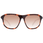 Braune Sonnenbrille aus Kunststoff