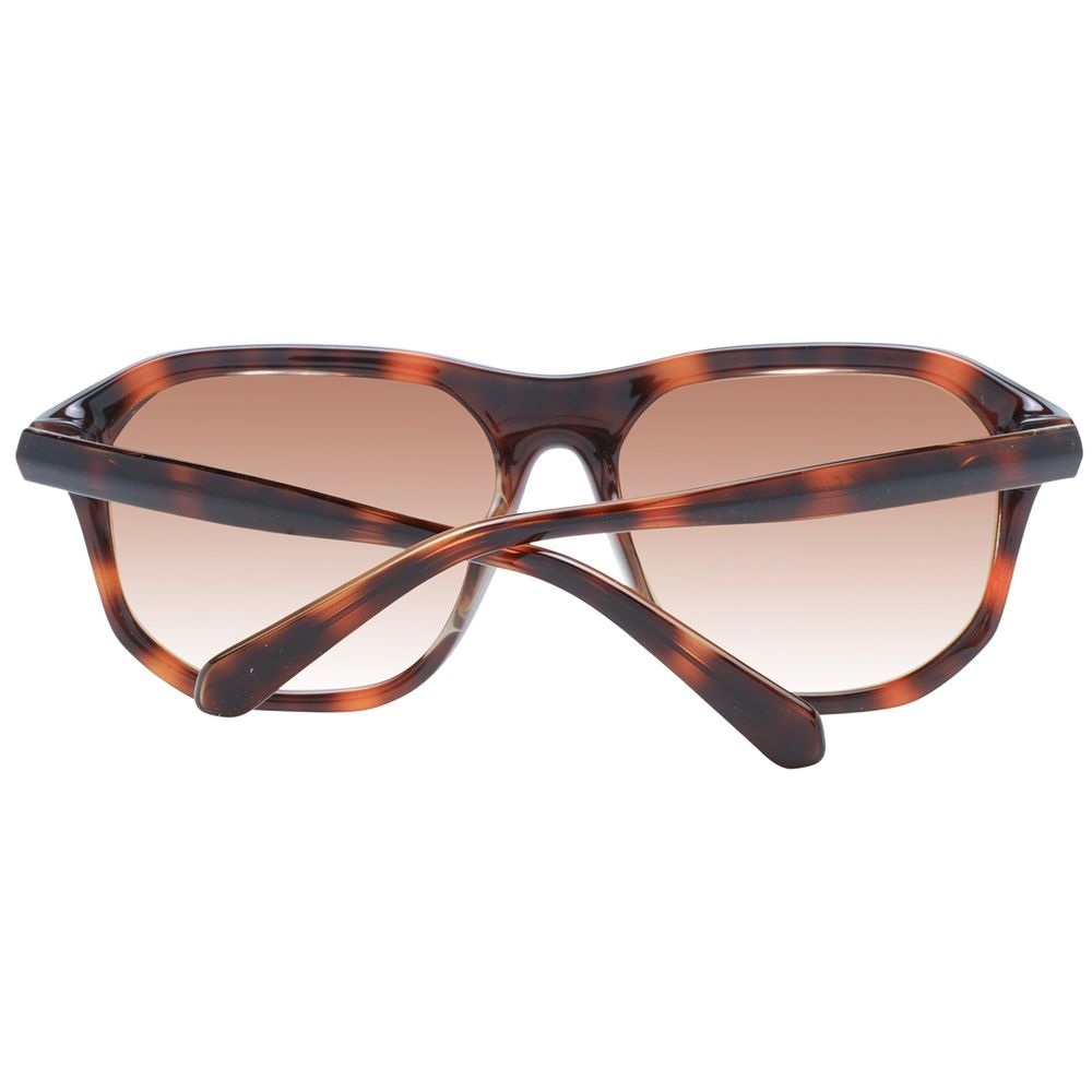 Braune Sonnenbrille aus Kunststoff