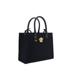 Black Cotton Shoulder Bag