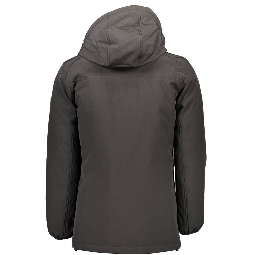 Schwarze Jacken und Mäntel aus Polyester