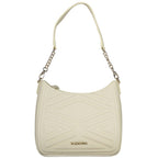 Beige Polyurethane Women Bag