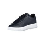 Blue Leather Men Sneaker