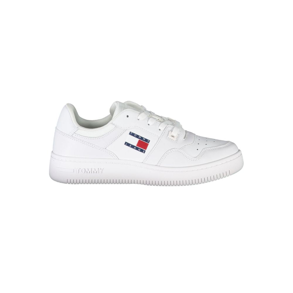 Sneaker für Damen aus weißem Leder