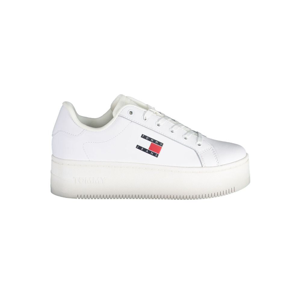 Weiße Leder-Sneaker für Damen
