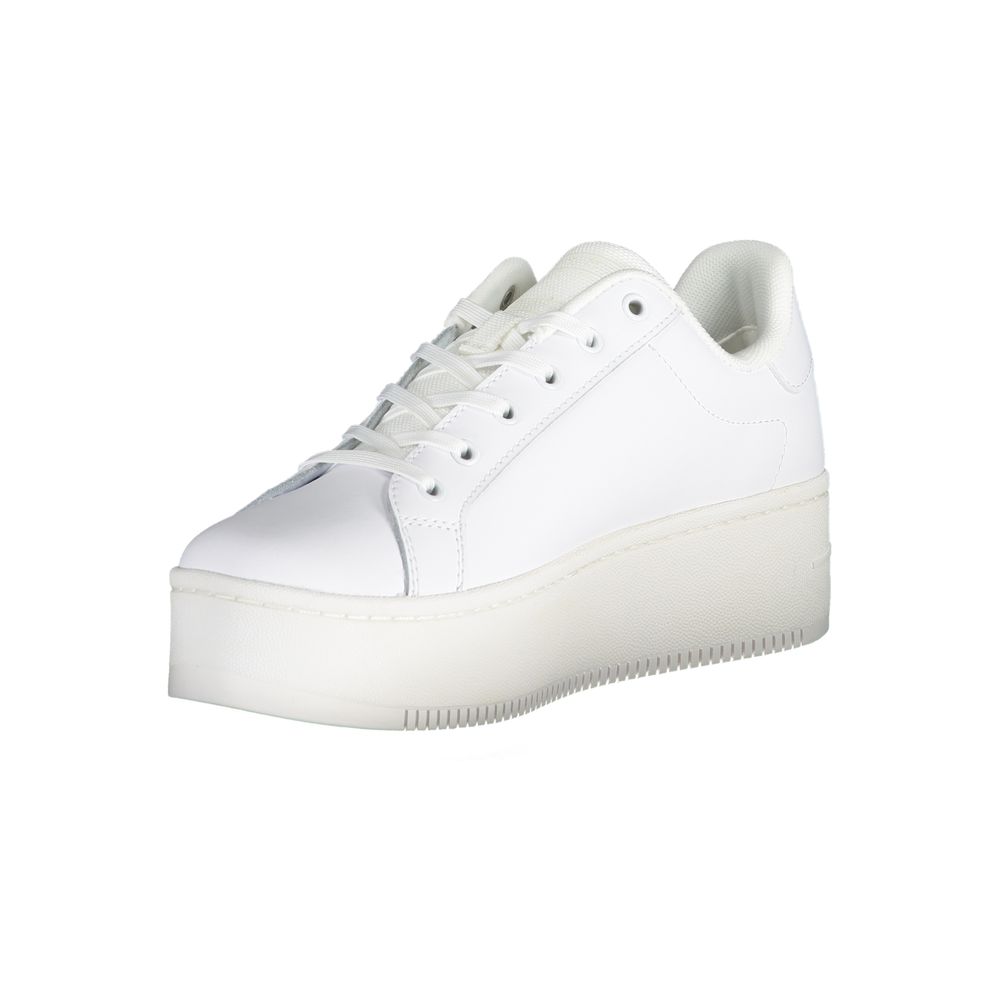 Weiße Leder-Sneaker für Damen