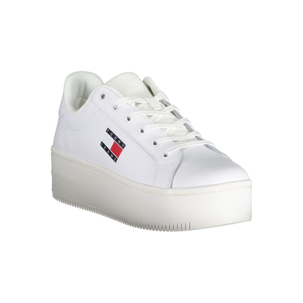 Weiße Leder-Sneaker für Damen