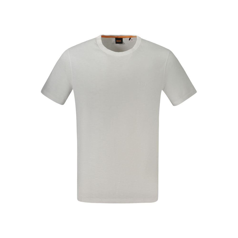 Weißes Baumwoll-Herren-T-Shirt
