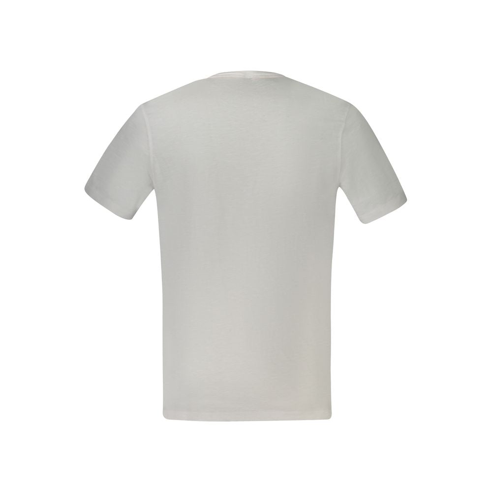 Weißes Baumwoll-Herren-T-Shirt