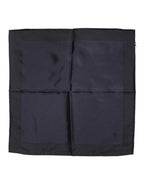 Dunkelblaues Seidenquadrat Herren Foulard Schal