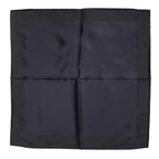 Dunkelblaues Seidenquadrat Herren Foulard Schal