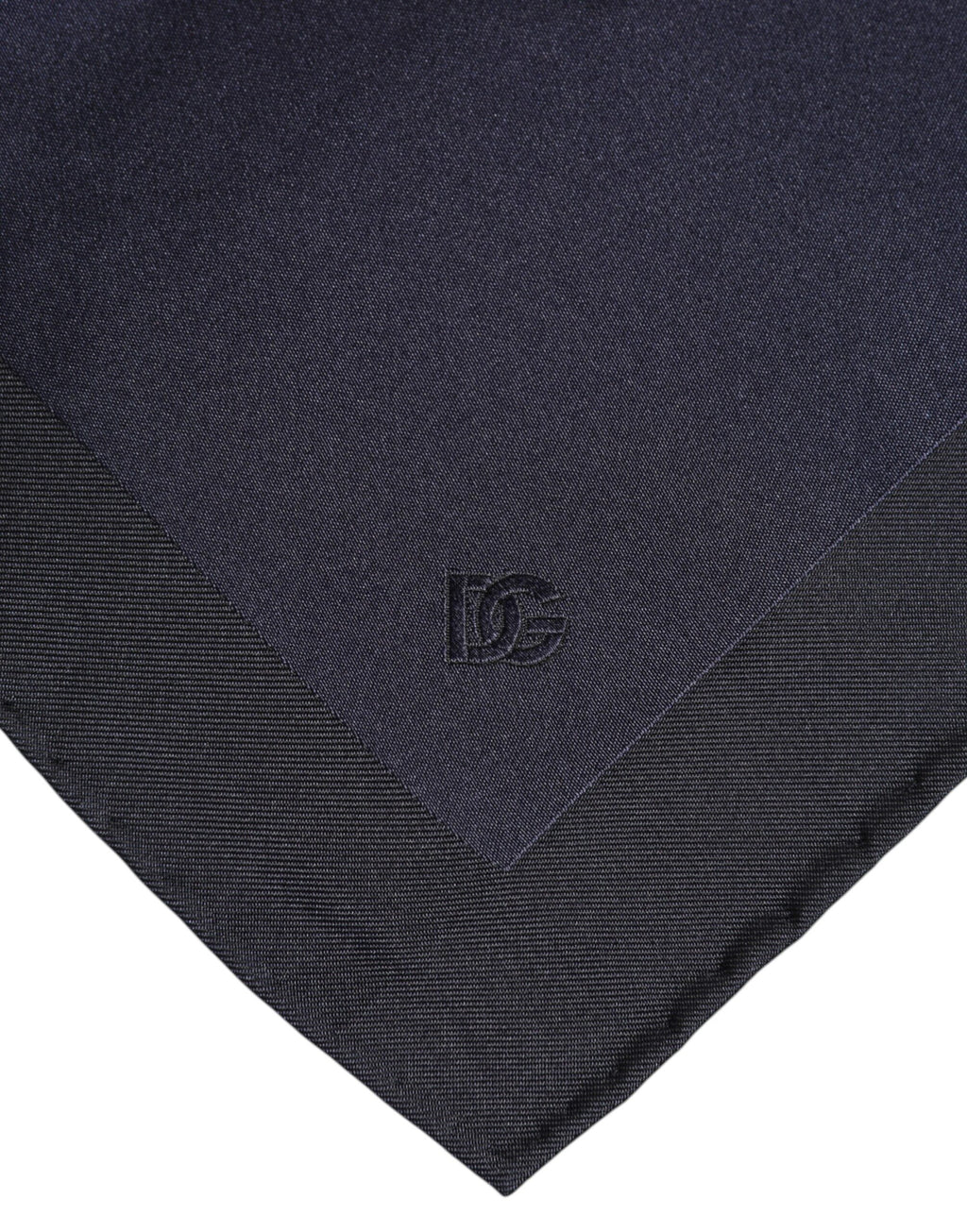 Dunkelblaues Seidenquadrat Herren Foulard Schal