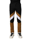 Mehrfarbige Herrenhose aus Baumwolle mit schmaler Passform