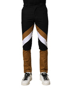 Mehrfarbige Herrenhose aus Baumwolle mit schmaler Passform