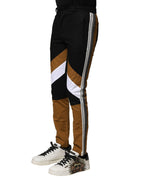 Mehrfarbige Herrenhose aus Baumwolle mit schmaler Passform