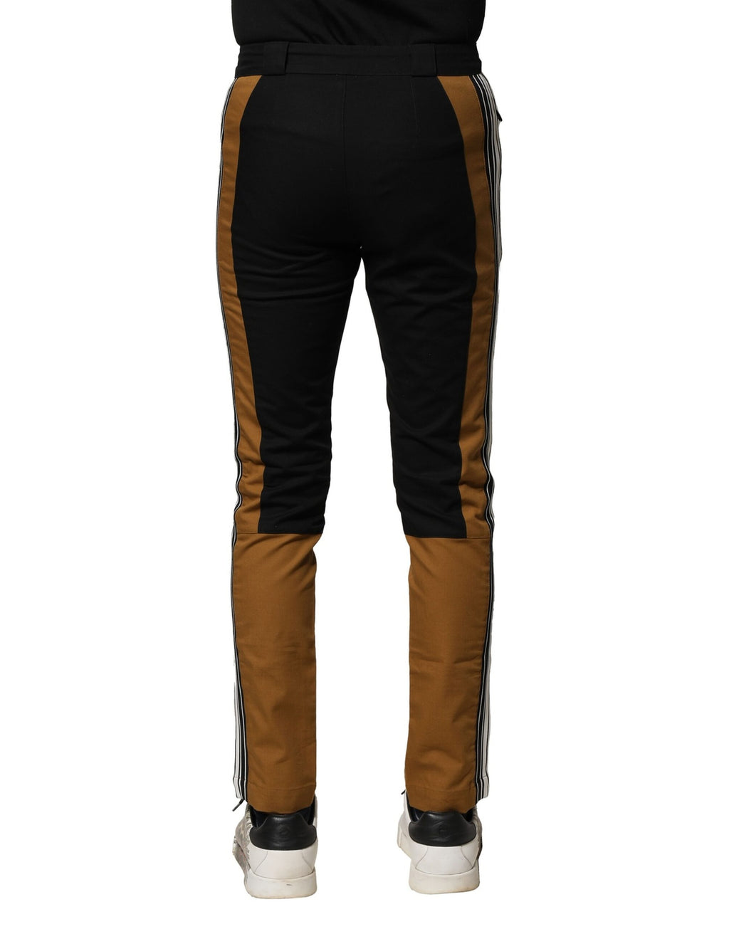 Mehrfarbige Herrenhose aus Baumwolle mit schmaler Passform