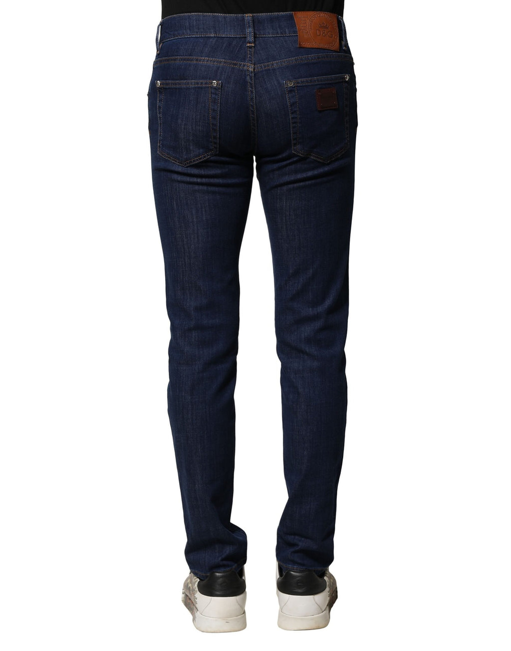 Blaue Baumwoll-Stretch Skinny Herren Jeans