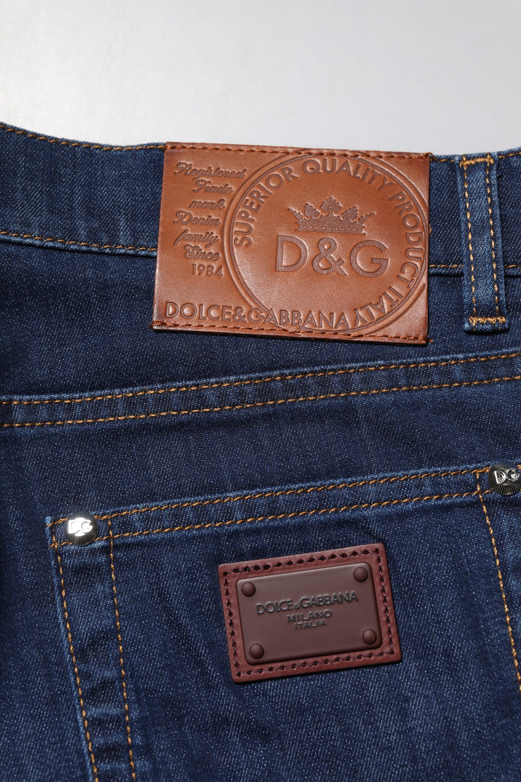 Blaue Baumwoll-Stretch Skinny Herren Jeans