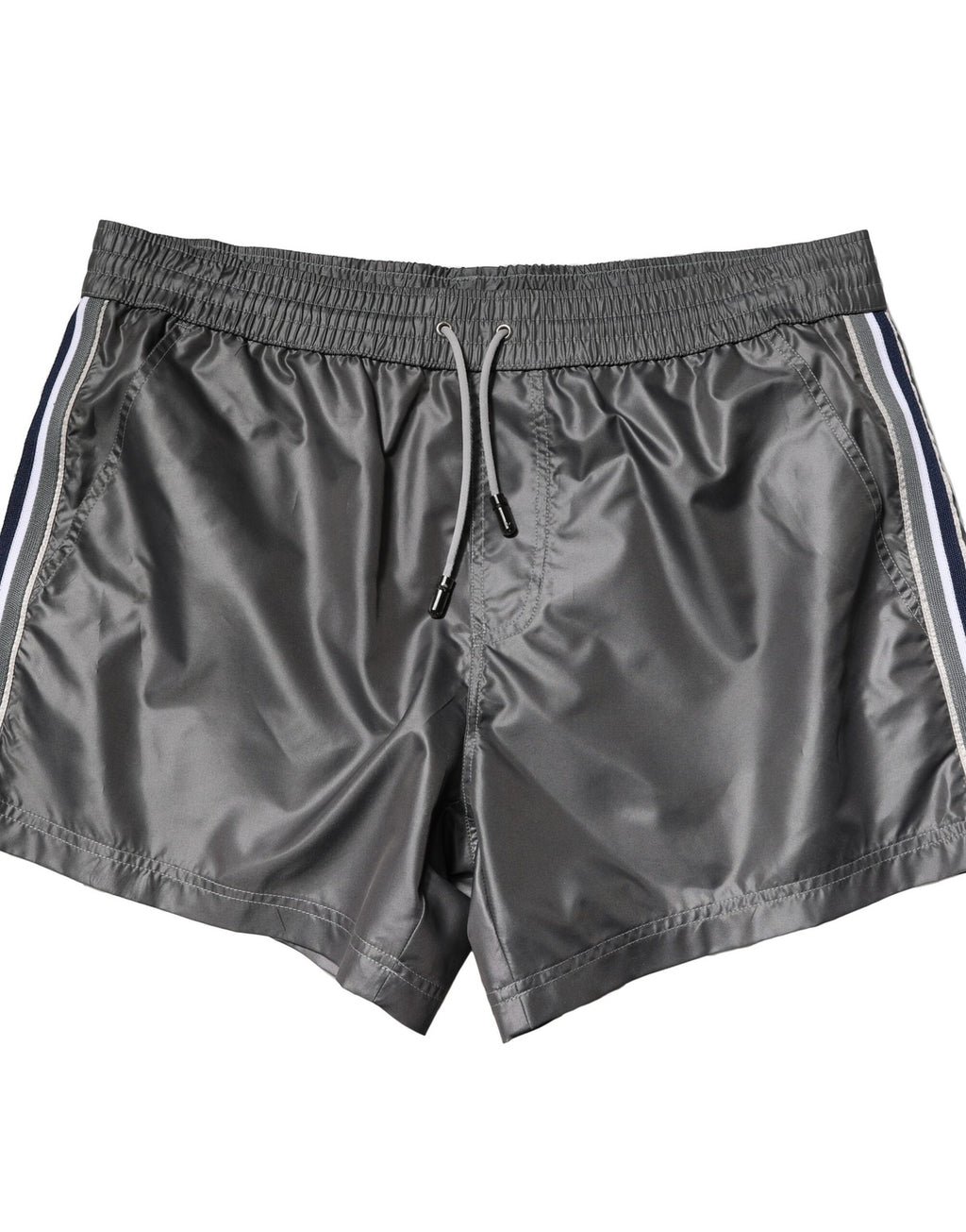 Graue Bermudashorts aus Polyester mit mittlerer Bundhöhe für die Freizeit