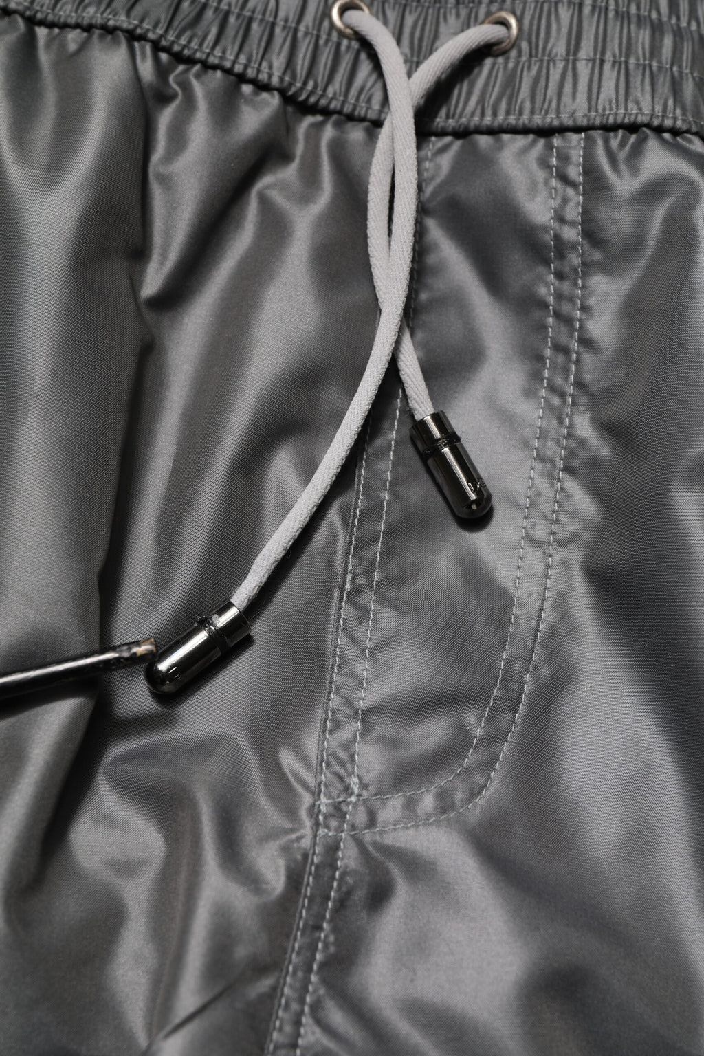 Graue Bermudashorts aus Polyester mit mittlerer Bundhöhe für die Freizeit