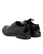 Black Leather Dress Lace Up Men Formal Shoes
