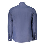 Blu Linen Men Shirt