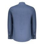 Blu Linen Men Shirt