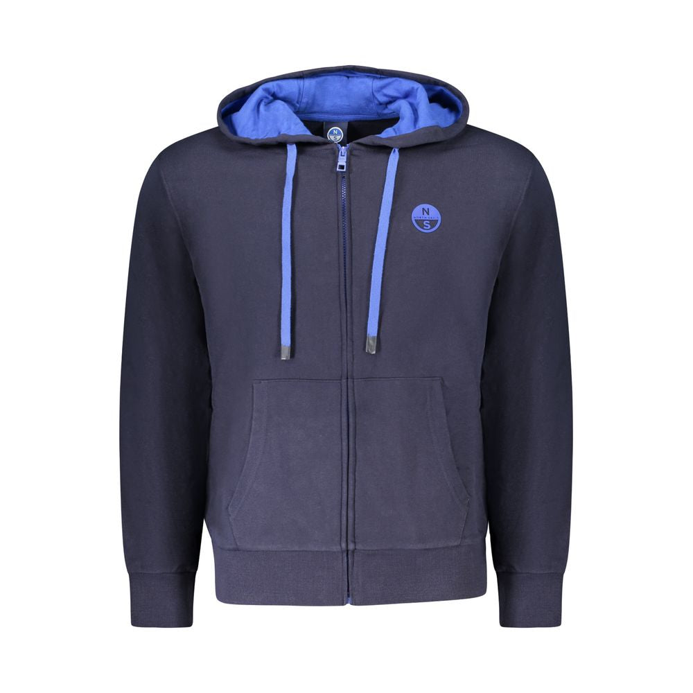 Blaues Baumwoll-Sweatshirt für Herren