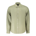 Green Linen Men's Shirt