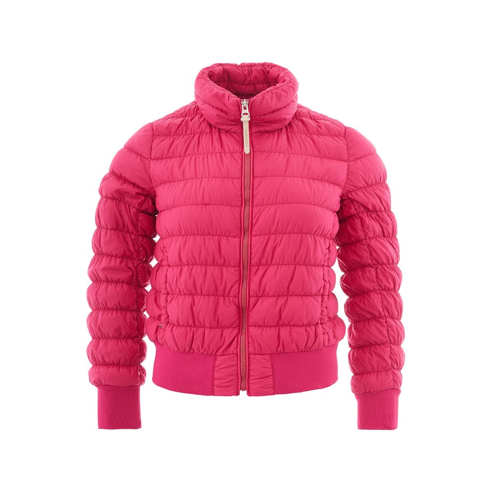 Fuchsia Polyamid Bomber