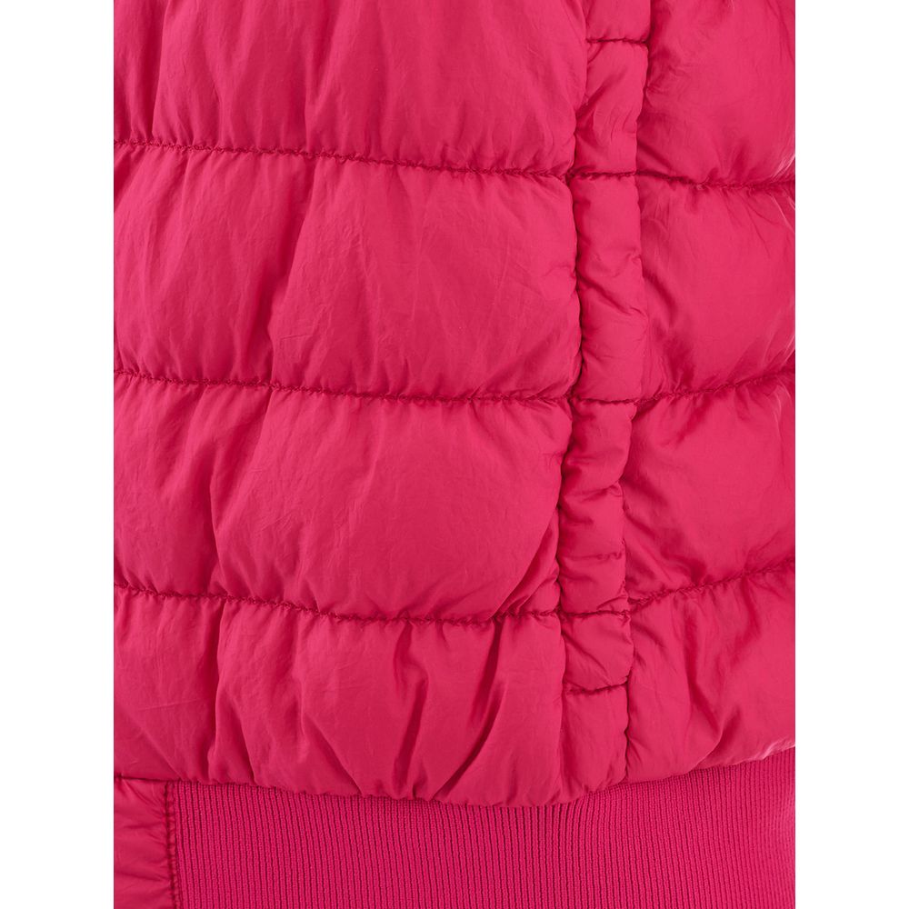 Fuchsia Polyamid Bomber