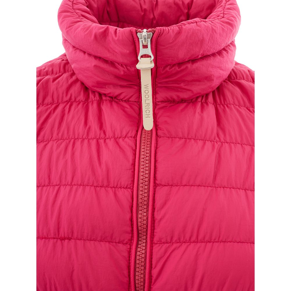 Fuchsia Polyamid Bomber