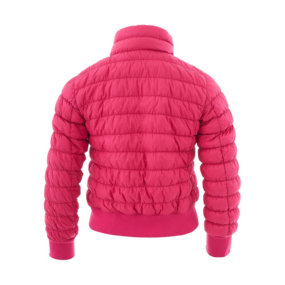 Fuchsia Polyamid Bomber