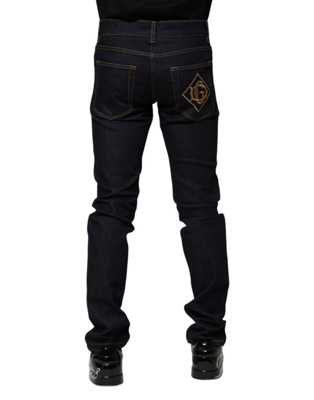Black Cotton Skinny Men's Denim Jeans