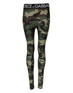 Multicolor Camouflage DG Taillen-Leggings