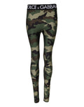 Multicolor Camouflage DG Taillen-Leggings