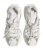 Weiße graue Low Top Space Sneaker