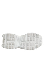 Weiße graue Low Top Space Sneaker