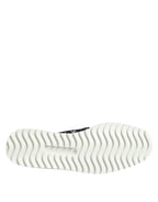 Schwarze Slip-On Loafer für Herren mit Aufdruck
