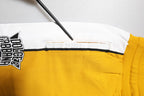 Gelbe Jogginghose mit Kordelzug aus Baumwolle